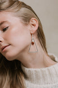 Balance Citrine Crystal Earrings