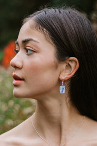 Universe Blue Kyanite Crystal Earrings